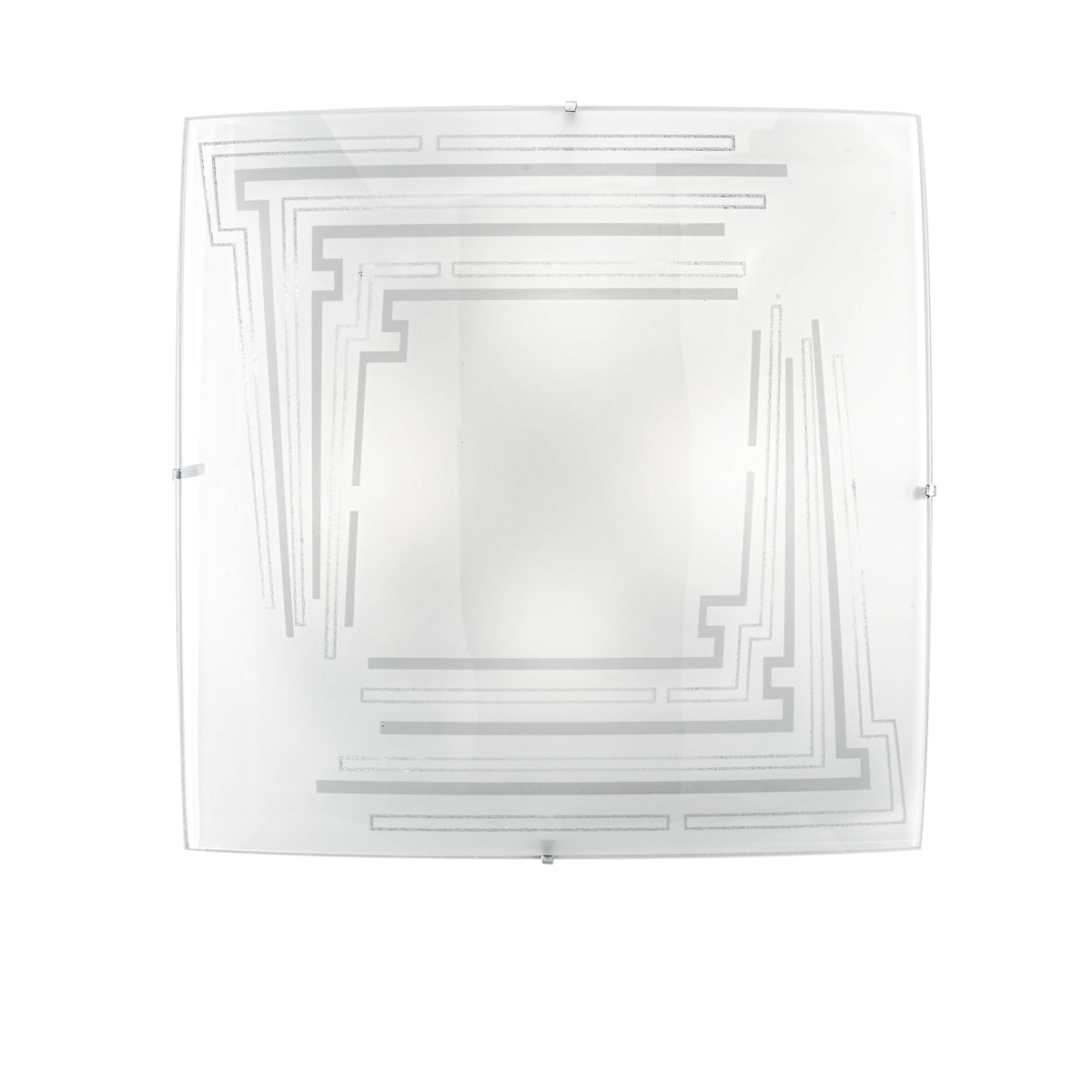 "Plafoniera CONCEPT in vetro bianco 50 cm."
