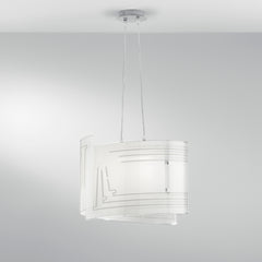 SOSPENSIONE CONCEPT BIANCA 2XE27 45X130CM