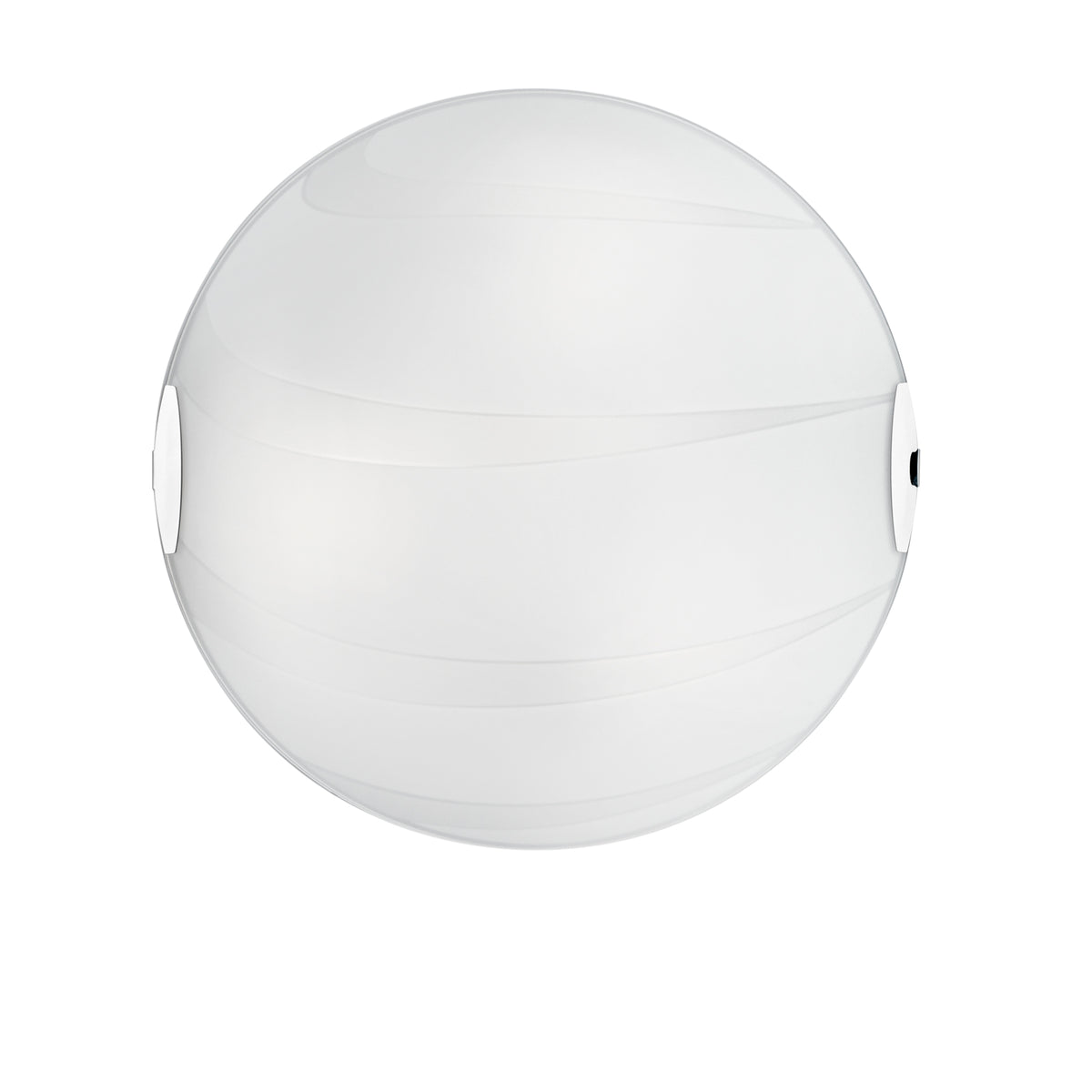 "Plafoniera CRI in vetro bianco 40 cm. Ø"