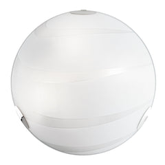 "Plafoniera CRI in vetro bianco 50 cm. Ø"