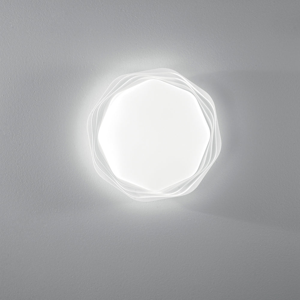 PLAFONIERA LED DAISY BIANCA 24W 2460LM CCT 42X42X8,5CM