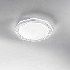 PLAFONIERA LED DAISY BIANCA 40W 3900LM CCT WI-FI CON TELECOMANDO 52X52X8,5CM