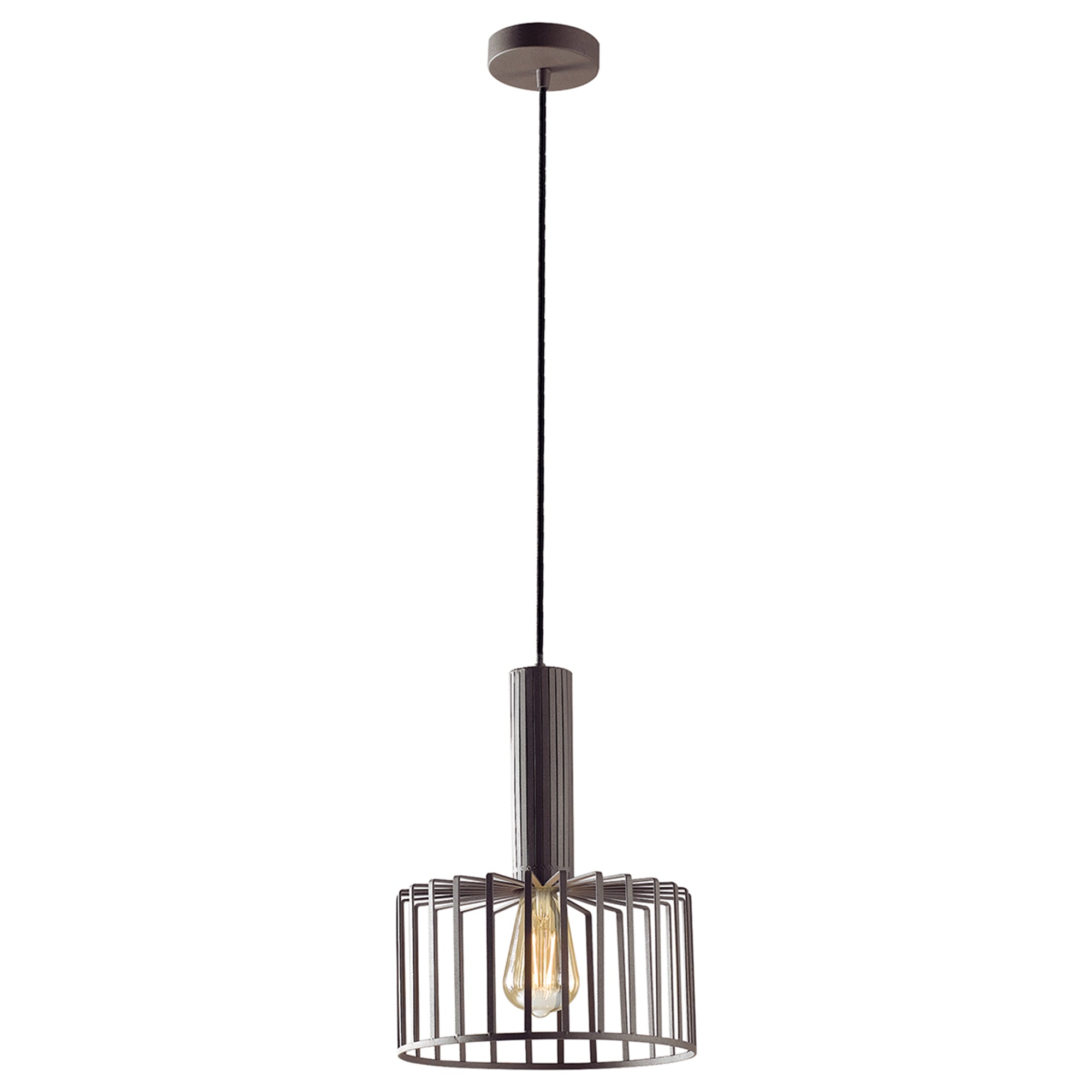 PLAFONIERA DAYTON BRONZO 1XE27 25X25X135CM