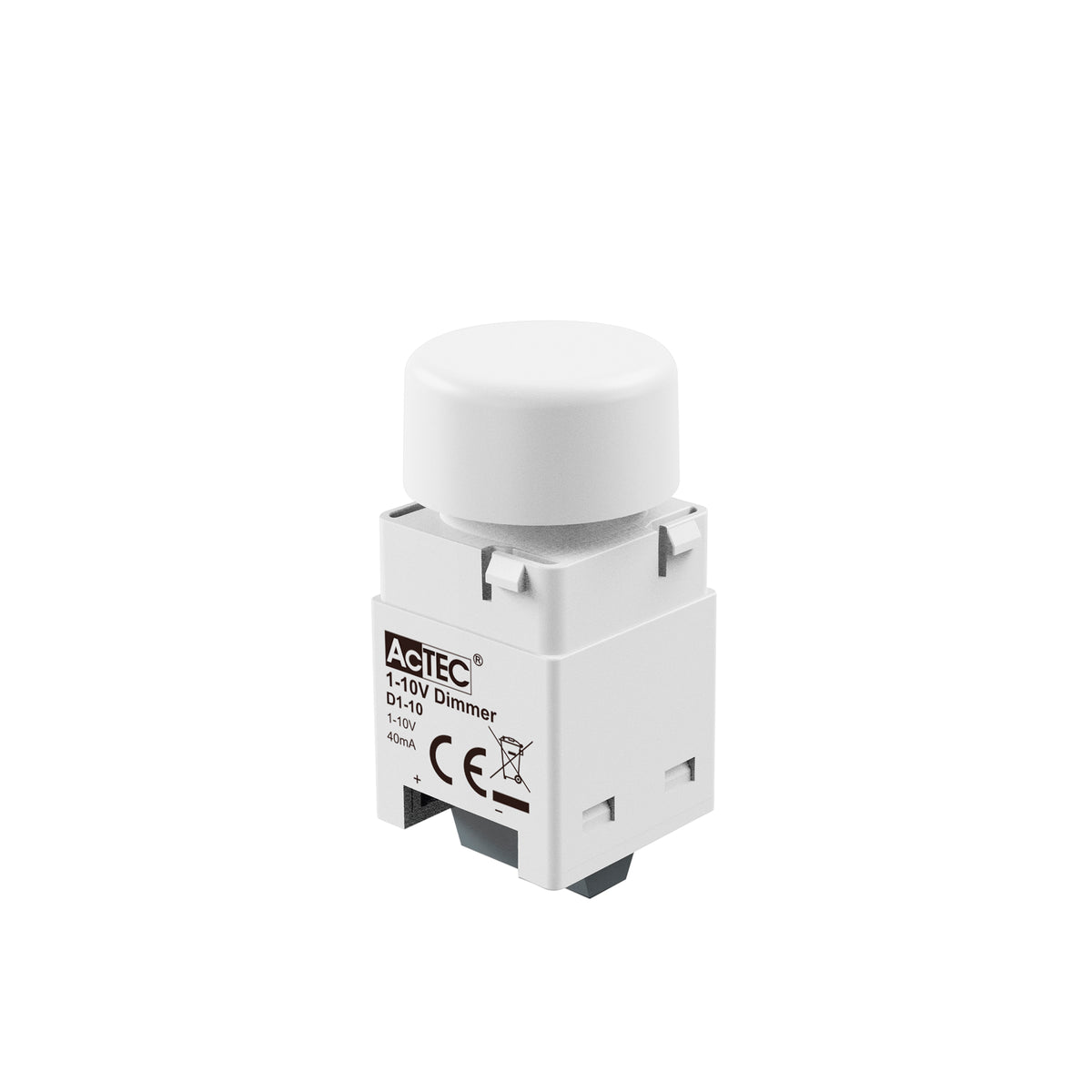 "D1-10 dimmer 1-10V 40mA 2,25x2,25x4,86cm"
