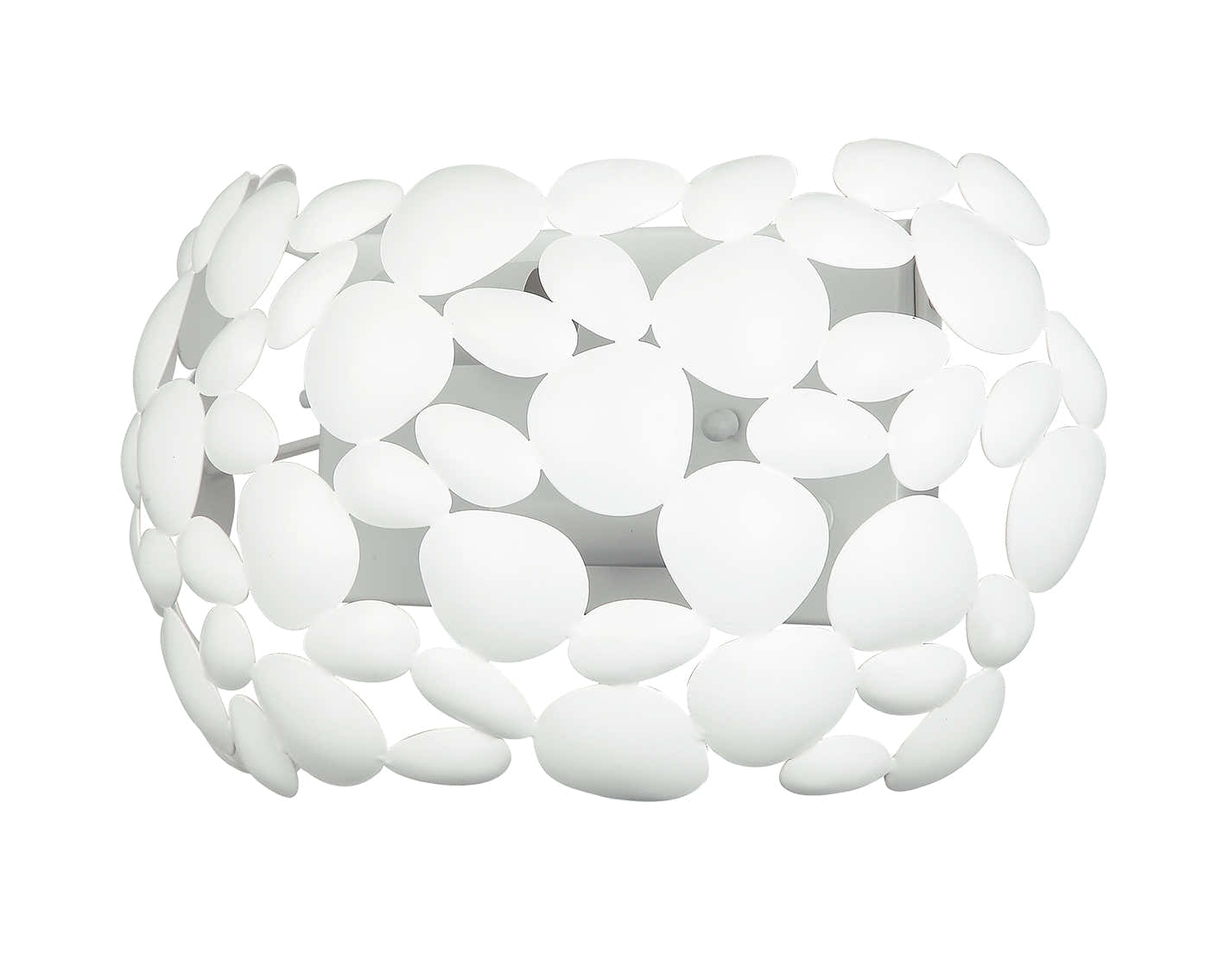 "Applique DIONISO in metallo bianco"