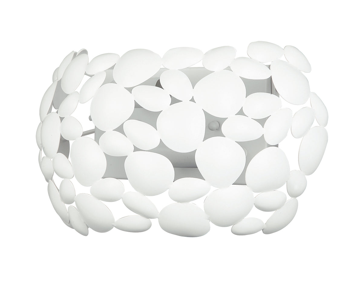 "Applique DIONISO in metallo bianco"