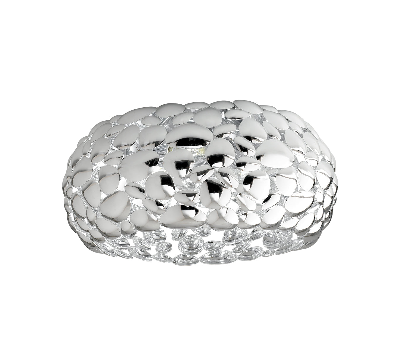 PLAFONIERA DIONISO CROMO 2XE27 35X35X16CM