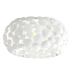 PLAFONIERA DIONISO BIANCA 3XE27 48X48X21CM