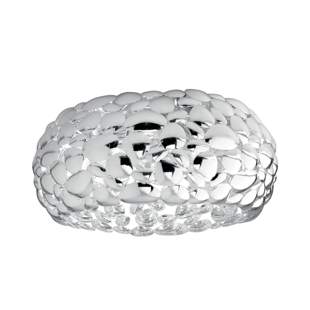 PLAFONIERA DIONISO CROMO 3XE27 48X48X21CM