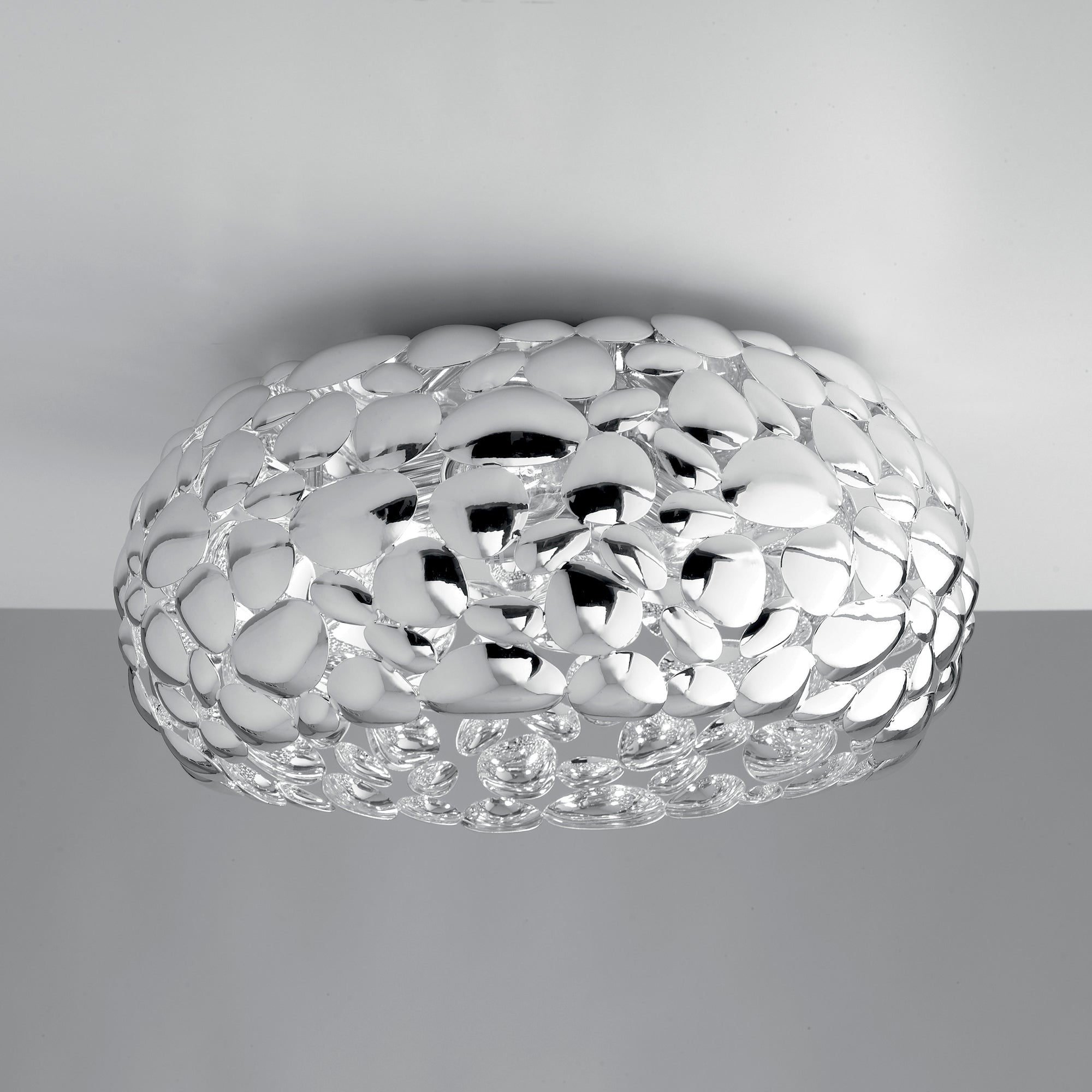 PLAFONIERA DIONISO CROMO 3XE27 48X48X21CM