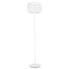 "Piantana DIONISO in metallo bianco 163 cm."
