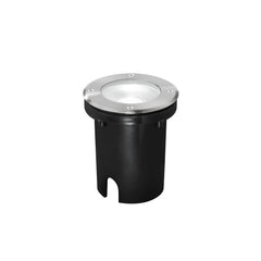 "Calpestabile da esterno DRIVE in acciaio inox rotondo IP67 13,4cm"