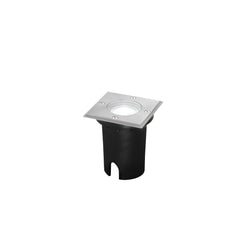 "Incasso calpestabile da esterno DRIVE in acciaio inox quadrato IP67 11,1cm"