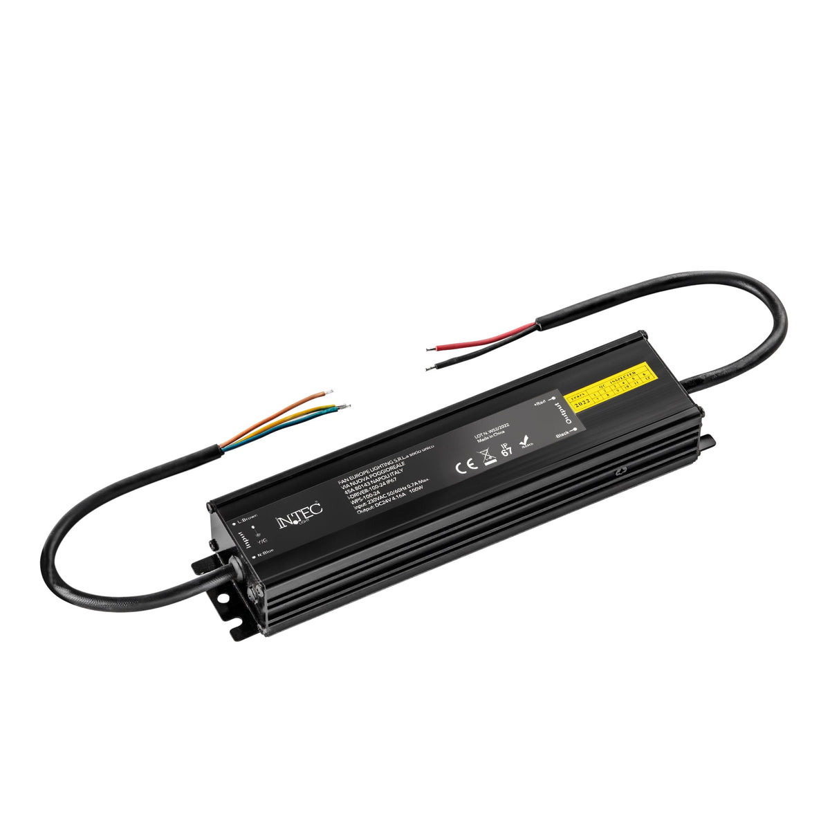 "DRIVER 24V 100W 4.2A INPUT AC176-264V IP67"