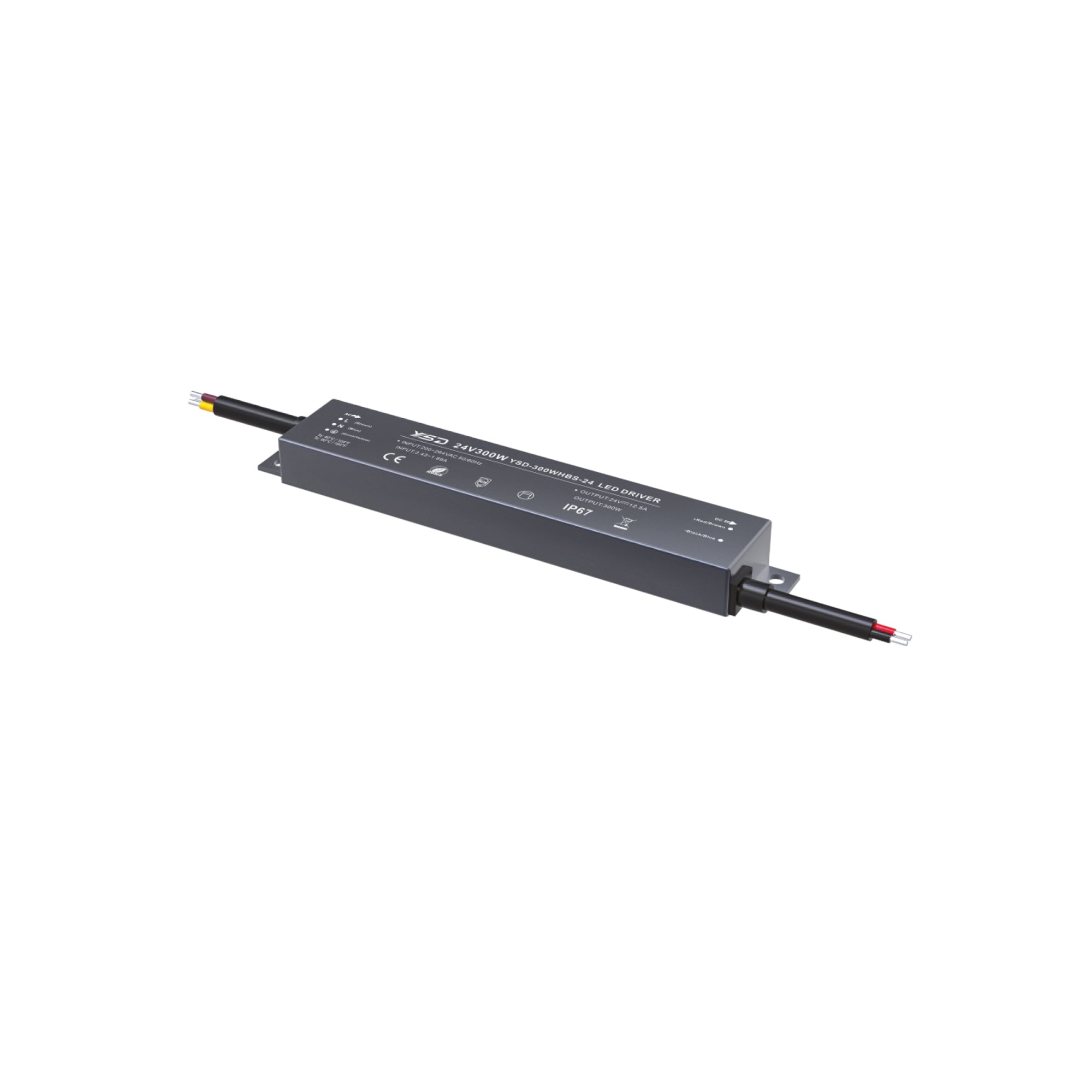 DRIVER 300W IP67 Output 24V 12.5A Input 200 ~ 240VAC 2.1A / 230PAC