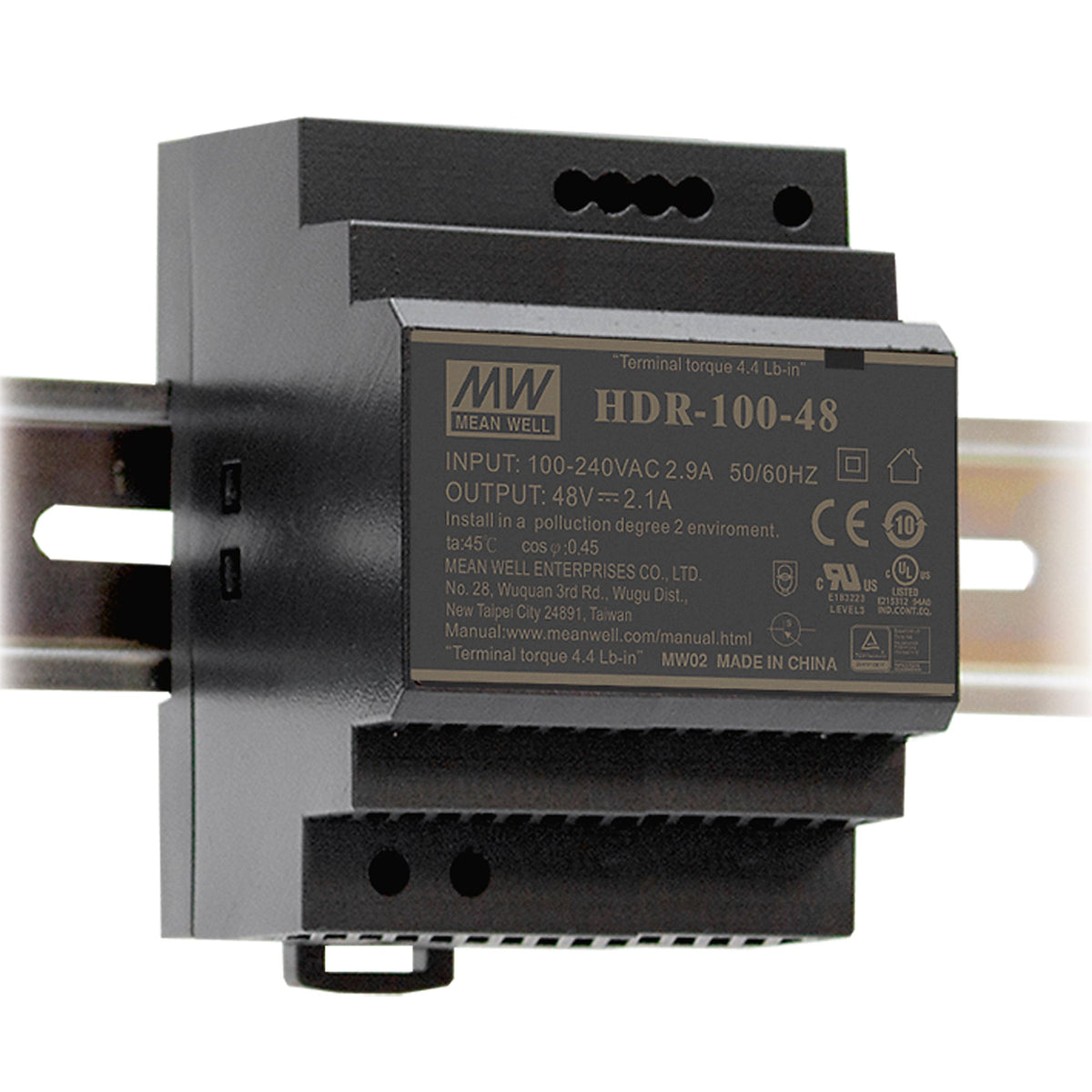 "DRIVER GUIDA DIN ULTRASOTTILE 24V 100W 3.83A INPUT AC85-264V DC120-370V"