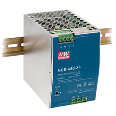 "DRIVER GUIDA DIN INDUSTRIALE USCITA SINGOLA 48V 480W 100A INPUT AC90-264V DC127-370V"