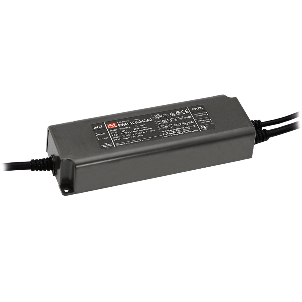 "DRIVER PWM DALI2 24V 120W 5A INPUT AC90-305V DC127-431V"