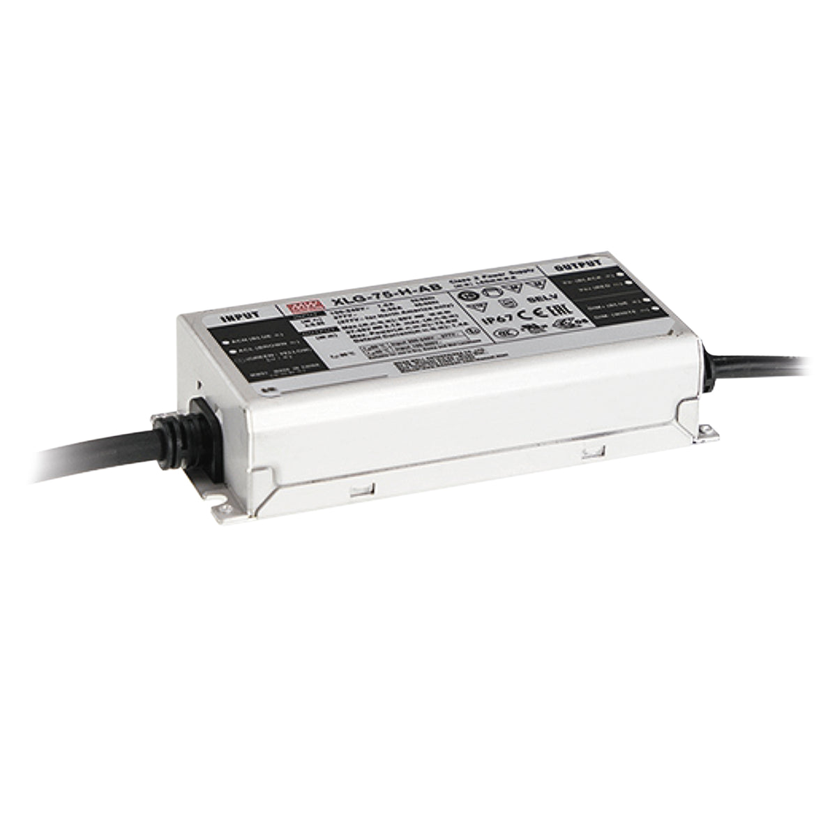 "DRIVER MW XLG T.COSTANTE IP67 OUTPUT 24V 4A 100W INPUT AC100-305V DC142-431V"