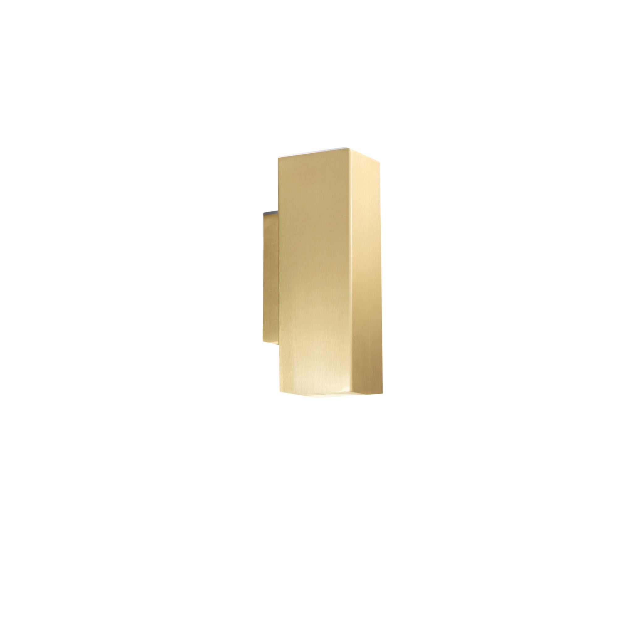 APPLIQUE DUDUK QUADRATA ORO 2XGU10 10X8X18CM