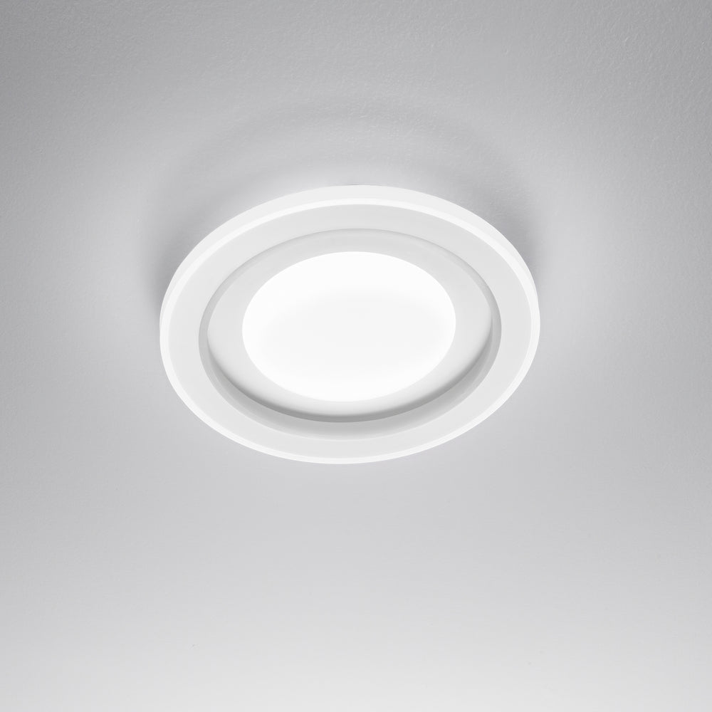PLAFONIERA LED DYGITAL TONDA BIANCA 40W 4310LM CCT+RGB CON TELECOMANDO 48X6,8CM