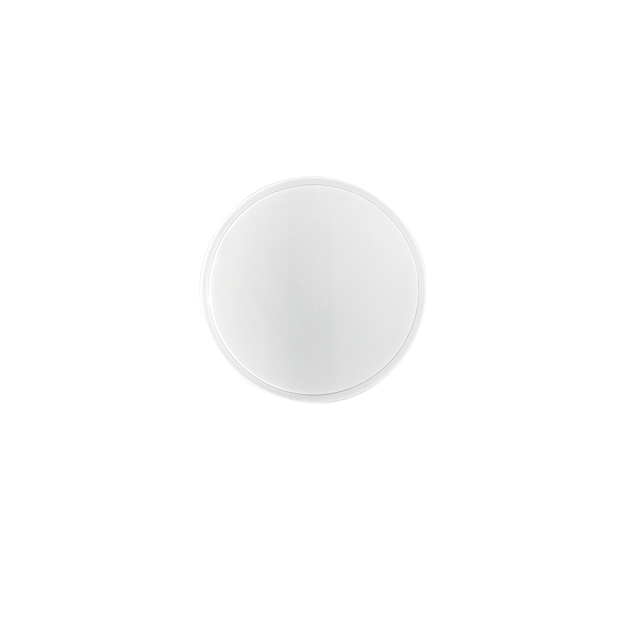 "Plafoniera EGO in acrilico bianca CCT. Wi-Fi e telecomando incluso 38,5cm. Ø"