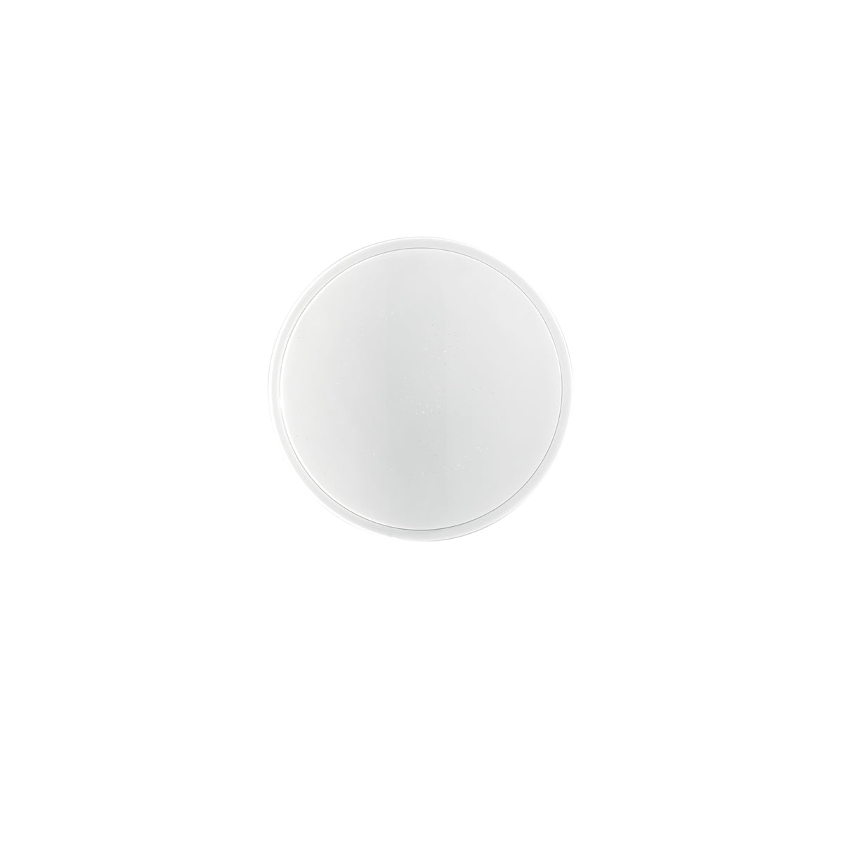 "Plafoniera EGO in acrilico bianca CCT. Wi-Fi e telecomando incluso 38,5cm. Ø"