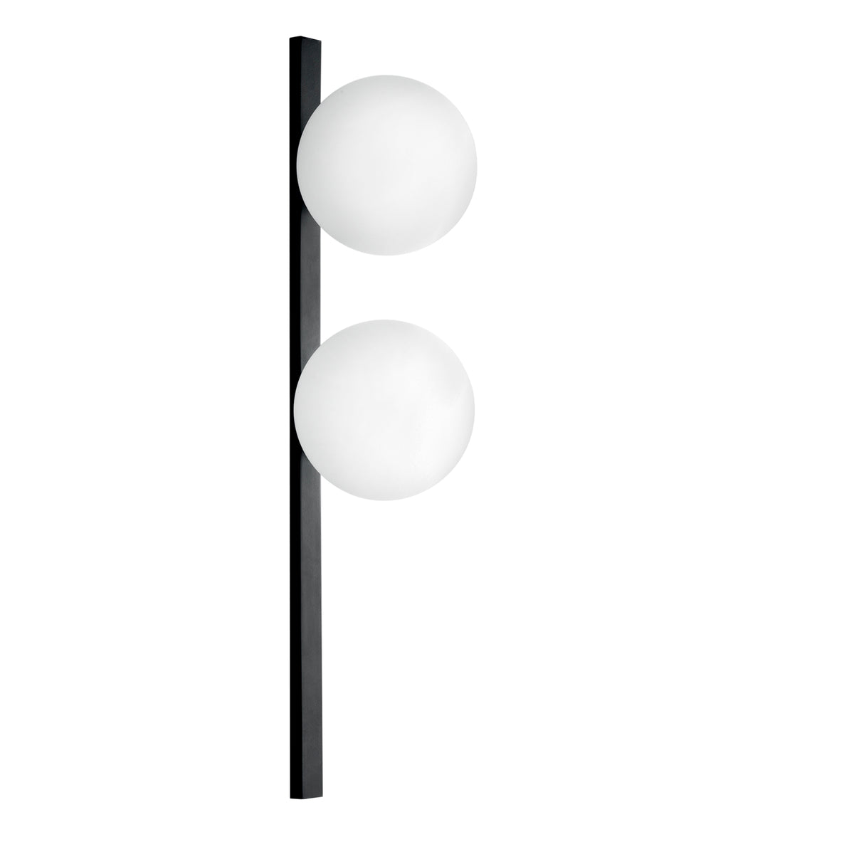 APPLIQUE ENOIRE NERA/OPALE 2XE14 14X14X60CM