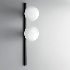 APPLIQUE ENOIRE NERA/OPALE 2XE14 14X14X60CM