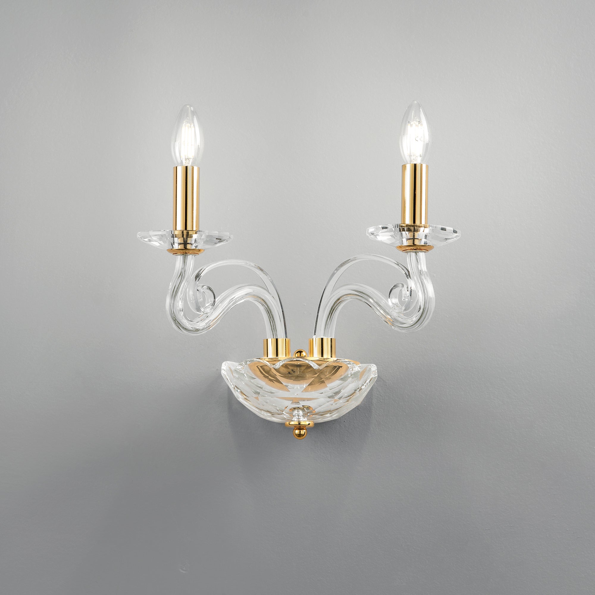 APPLIQUE EPOQUE ORO 2XE14 36X23X31CM