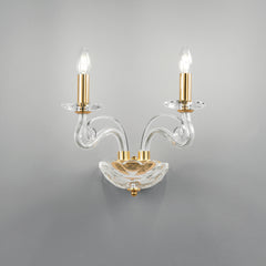 APPLIQUE EPOQUE ORO 2XE14 36X23X31CM