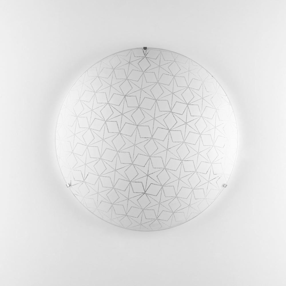 PLAFONIERA ESAGRAM BIANCA 3XE27 40X40X10,5CM