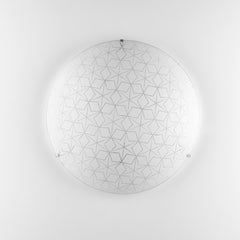 PLAFONIERA ESAGRAM BIANCA 3XE27 40X40X10,5CM