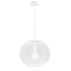 SOSPENSIONE ESEDRA BIANCA 1XE27 50X50X154CM