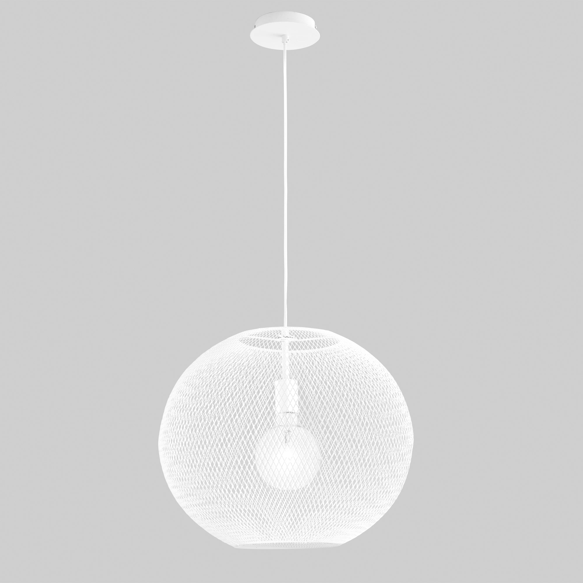 SOSPENSIONE ESEDRA BIANCA 1XE27 50X50X154CM