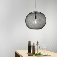 SOSPENSIONE ESEDRA NERA 1XE27 50X50X154CM