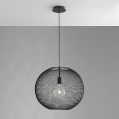 SOSPENSIONE ESEDRA NERA 1XE27 50X50X154CM
