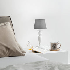LUME FAVOLA BIANCO/GRIGIO 1XE14 16X37CM