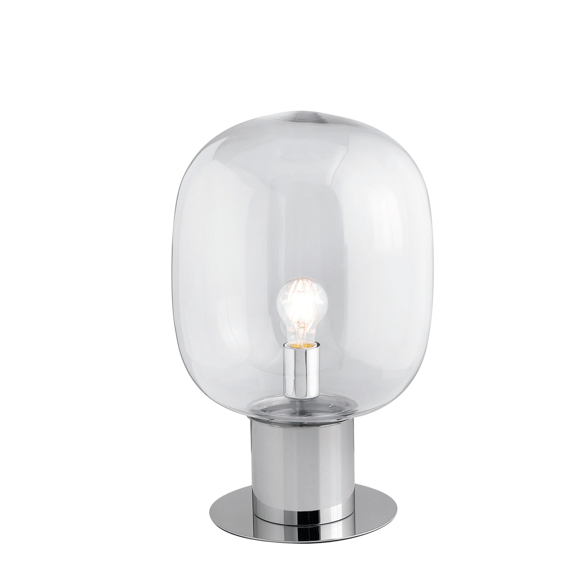 LUME FELLINI CROMO 1XE27 30X30X47CM