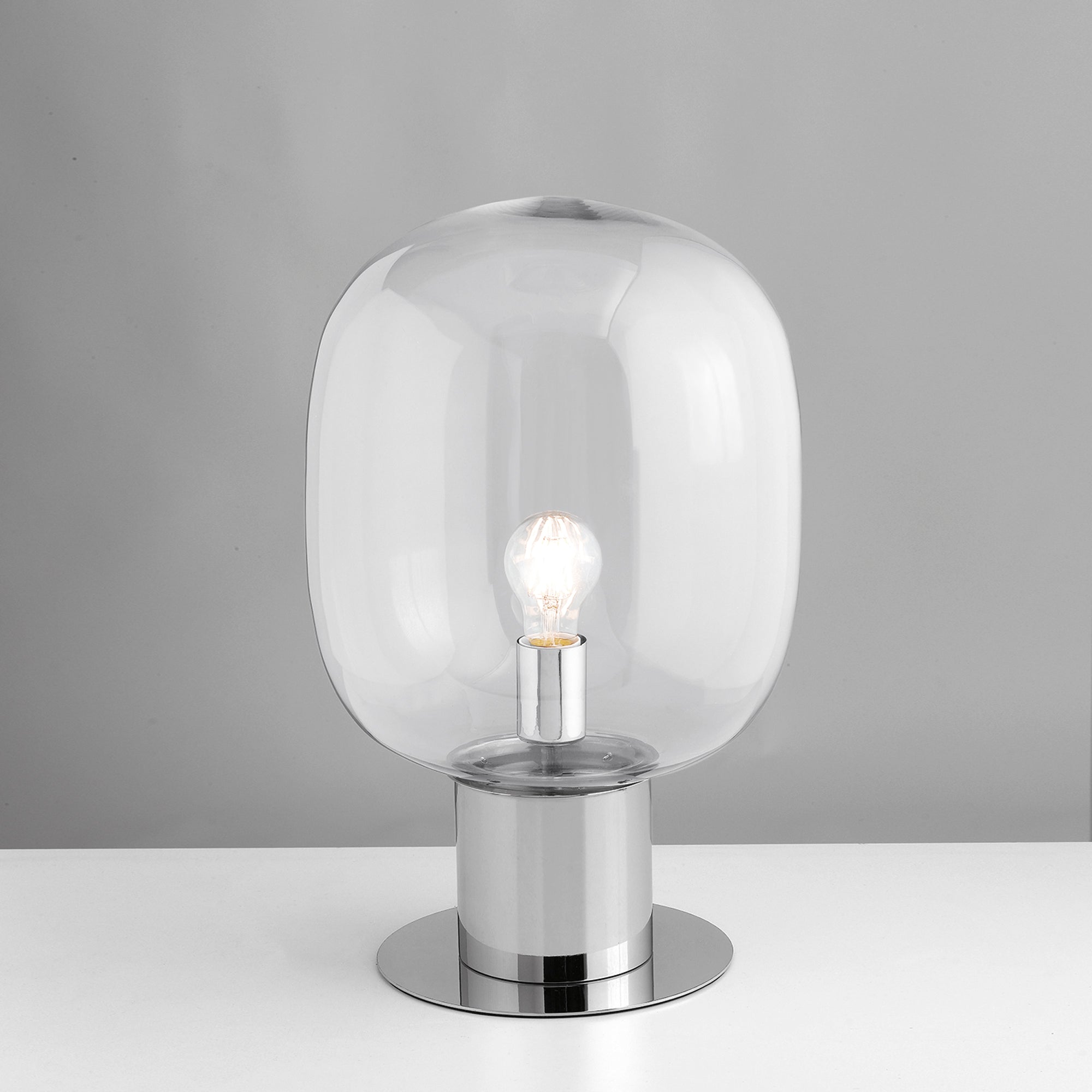 LUME FELLINI CROMO 1XE27 30X30X47CM