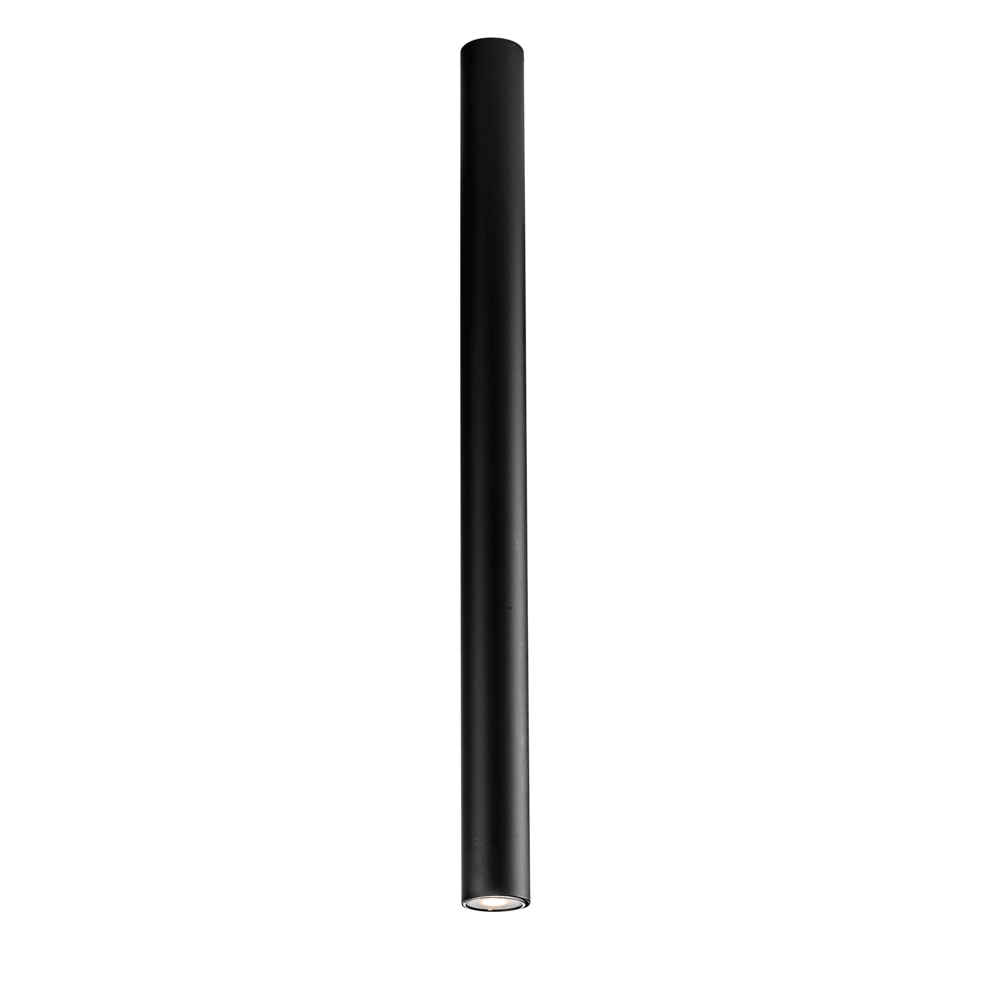 PLAFONIERA FLUKE TONDA NERA 1XGU10 5,5X5,5X75CM