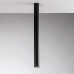 PLAFONIERA FLUKE TONDA NERA 1XGU10 5,5X5,5X75CM