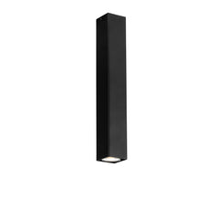 PLAFONIERA FLUKE QUADRATA NERA 1XGU10 6X6X40CM