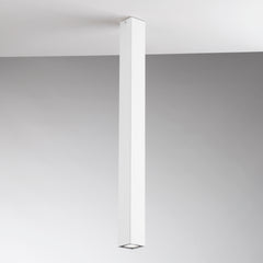 PLAFONIERA FLUKE QUADRATA BIANCA 1XGU10 6X6X75CM