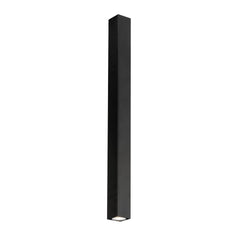 PLAFONIERA FLUKE QUADRATA NERA 1XGU10 6X6X75CM