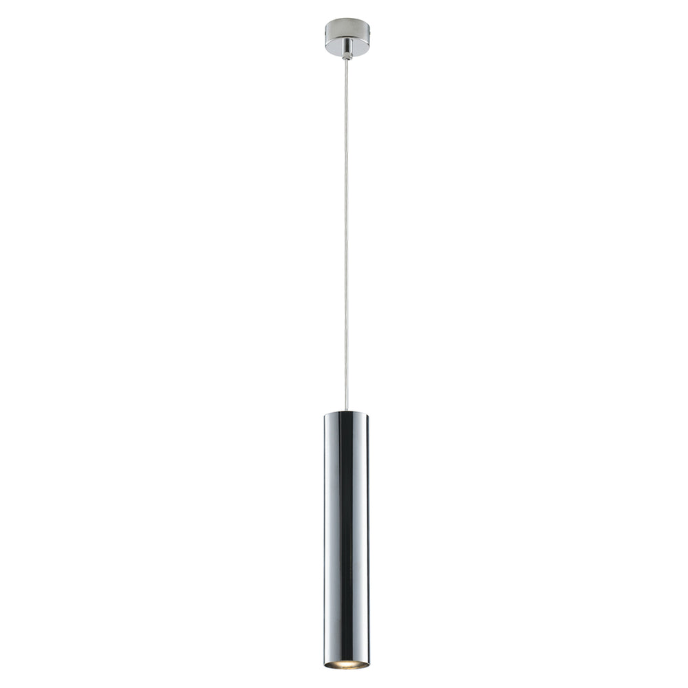 SOSPENSIONE FLUKE TONDA CROMO 1XGU10 5,5X5,5X30CM