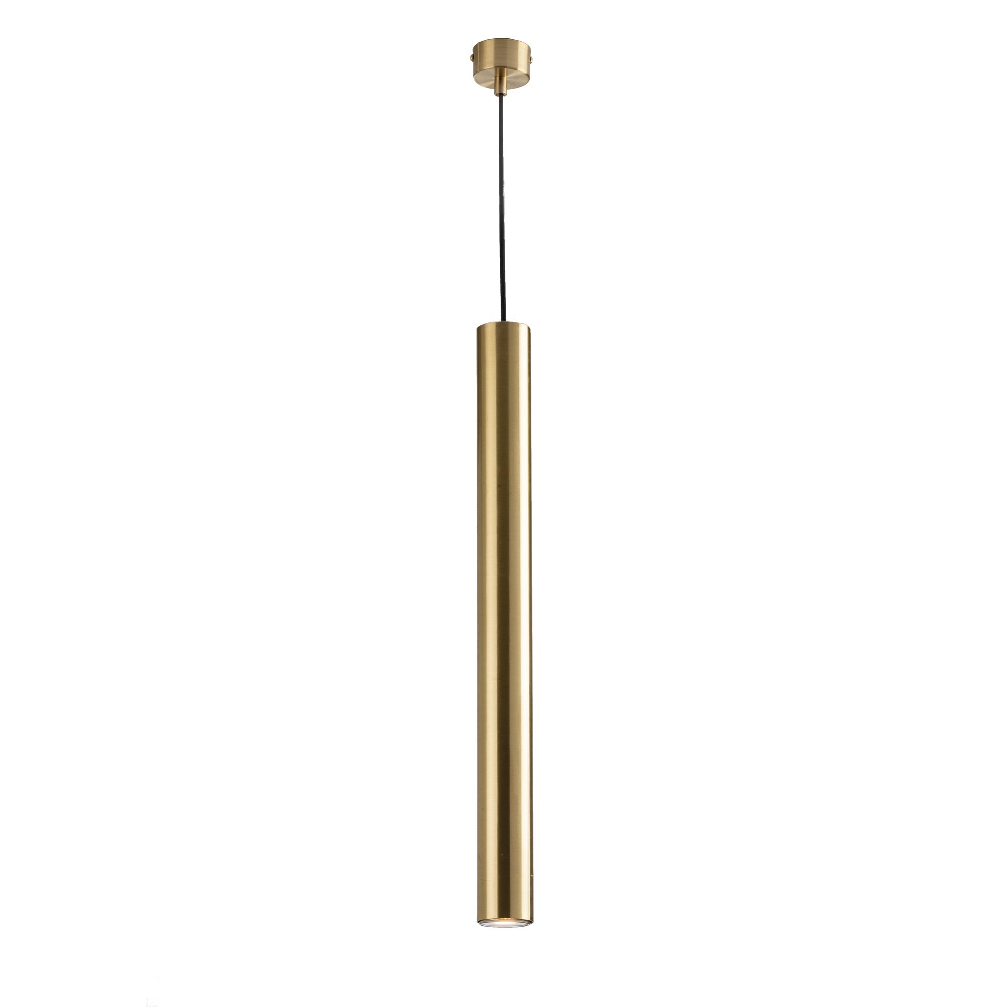 SOSPENSIONE FLUKE TONDA ORO 1XGU10 5,5X5,5X60CM