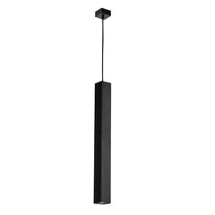SOSPENSIONE FLUKE QUADRATA NERA 1XGU10 6X6X60CM