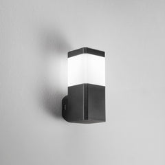 APPLIQUE FOCUS NERA SQUADRATA 1XGU10 IP65 10X13X24CM