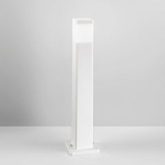 PALETTO FOCUS BIANCO SQUADRATO 1XGU10 IP65 17,5X17,5X77,5CM